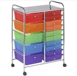 15 Drawer Mobile Organizer