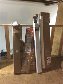 Blinds and curtain rods