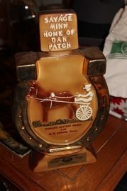 Vintage Jim Beam decanter- Savage Minn Home of Dan Patch.