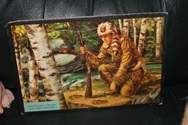 Davy Crocket vintage puzzle