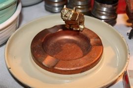 Mack truck emblem ashtray