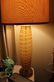 Art glass lamp
