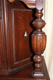 detail on court cupboard