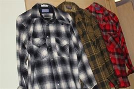 Men's vintage Pendleton flannel shirts