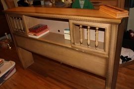 Headboard that matches the blonde dressers