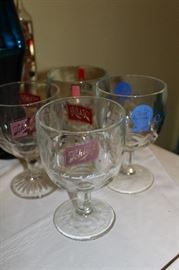 Vintage beer glasses