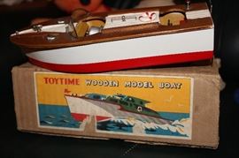 Toytime Wooden Model Boat