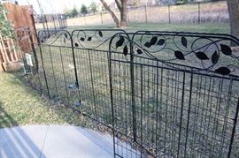 Section of decorative fencing