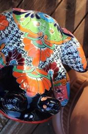 Back of painted frog