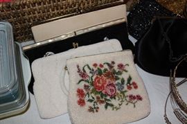 Beaded vintage purses