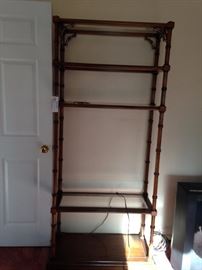 #17 display cabinet w glass shelves $75 