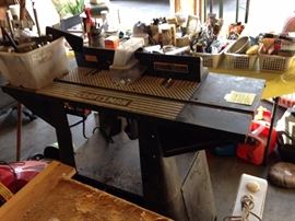 #96 Craftman Radial arm saw on stand $175 