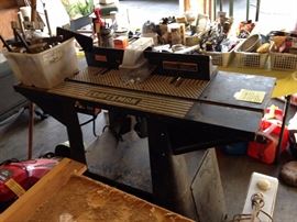 #96 Craftman Radial arm saw on stand $175 