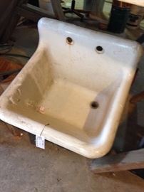 #110 porclein mop sink $100 