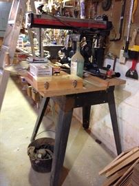 #114 craftman radial arm saw 10in $175 
