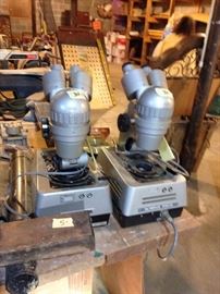 #116 (2) olympus tokyo micro scope $30 ea 