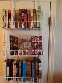 dvd's and old vhs collection