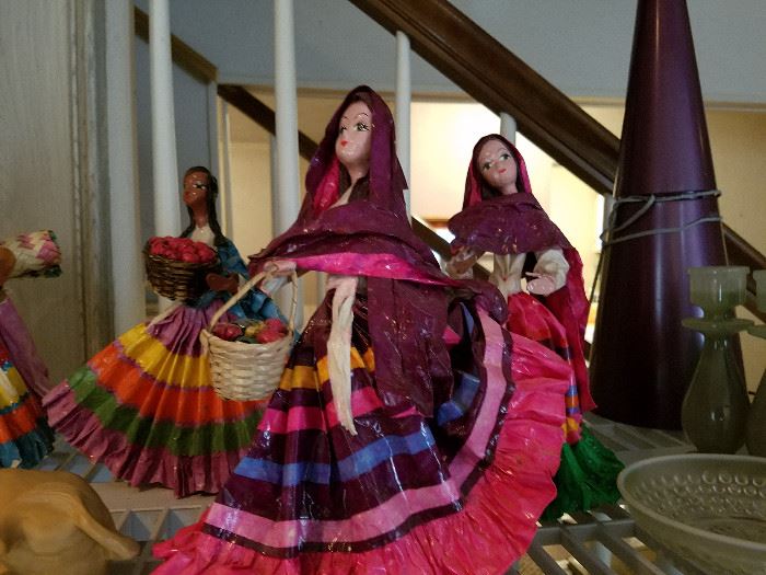 Dolls from Mexico, dressed in native clothing