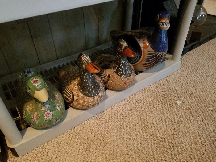 small collection of painted mallards