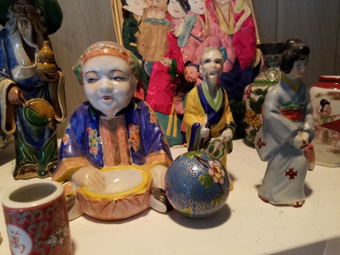 collector dolls from mainland China and Japan