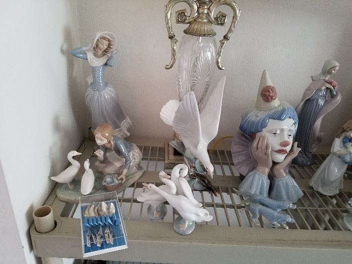 more Lladro peices over a dozen to choose from
