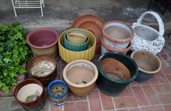 bauer pots  vintage pots