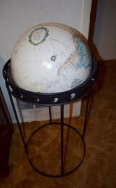 standing world globe