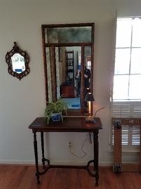 HALL TABLE & MIRROR