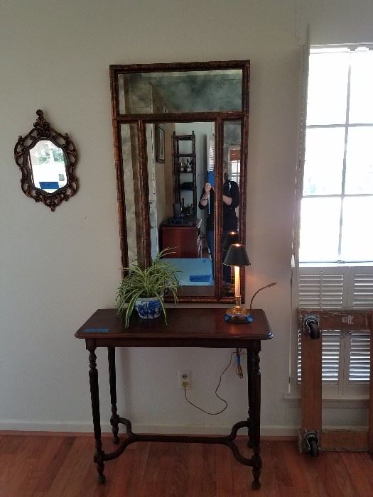 HALL TABLE & MIRROR