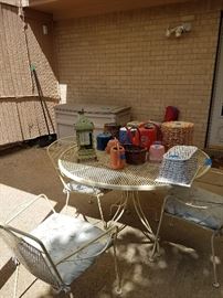 PATIO FURNITURE & KNICK KNACKS