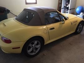 Gorgeous Yellow 2000 BMW Z-3 Convertible
