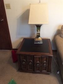 End Table, lamp