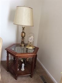 End Table, lamp