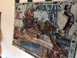 Boyds Bears wall hanging