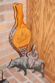 Vintage fireplace bellow