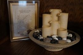 Table top indoor water fountain