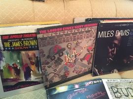 James Brown, Chuck Berry, Miles Davis