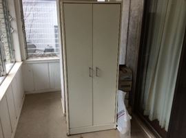 Great white cabinet on sleeping porch