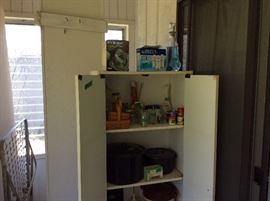 Sleeping porch - another view of cabinet