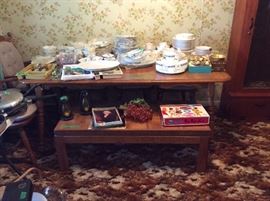 Dining Room - dishes and miscellaneous