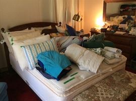 MBR - more bedding, pillows, sweatshirts, shirts, long underwear etc