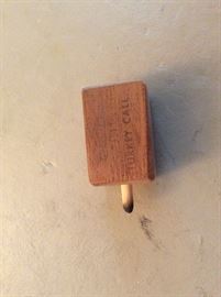 Part of turkey caller