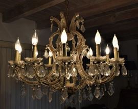 Fabulous Thirteen Light Crystal Chandelier