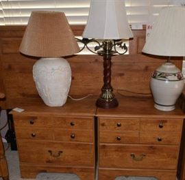 Queensize Headboard  2 Nightstands