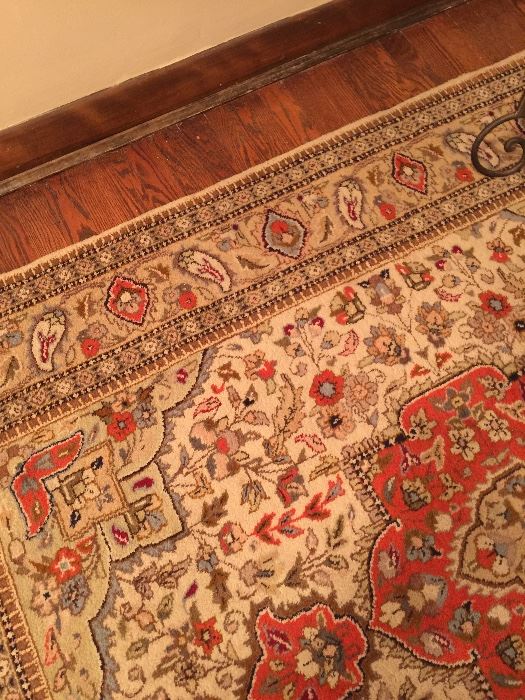 Indian Tabiz rug    4'11x6'3''