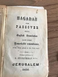 Jewish Passover Book  Early 1900's