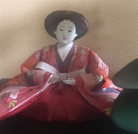 Sitting Doll in Kimono