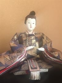 Sitting Doll in Kimono