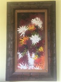 Lovely painting with Gorgeous Wood Frame