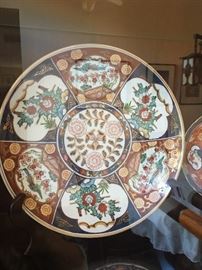 Large Asian decorative platter 